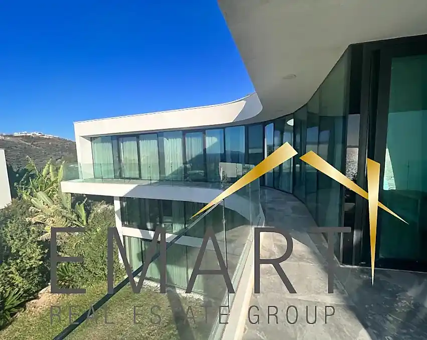 Bodrum Güvercinlik Manzaralı Satılık 3+1 Teraslı Residence